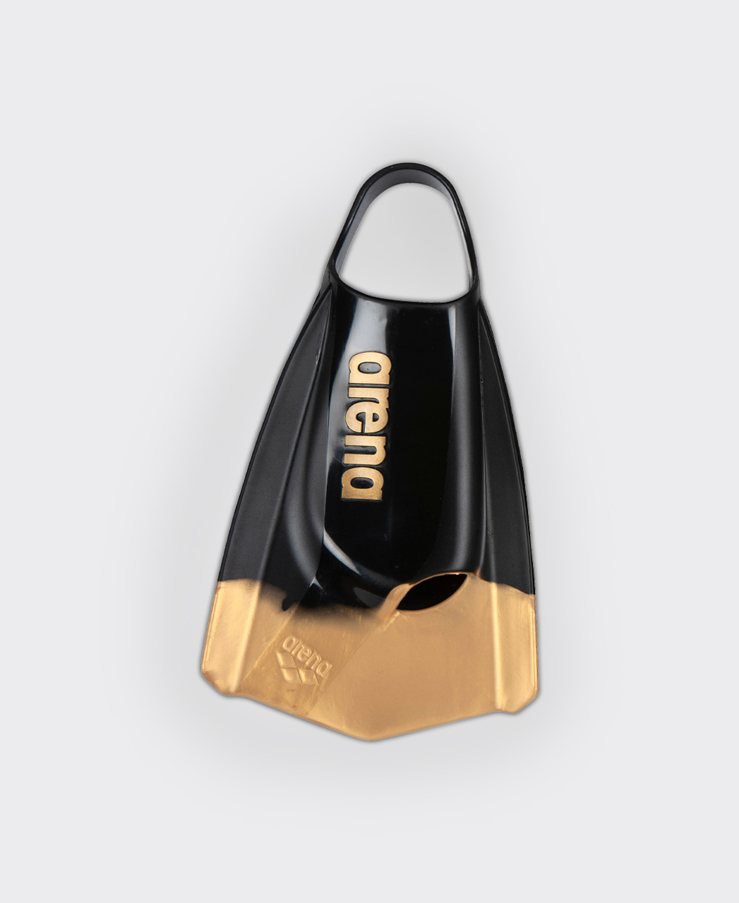 Nadadeira Powerfin Pro Multi arena Preto e Dourado
