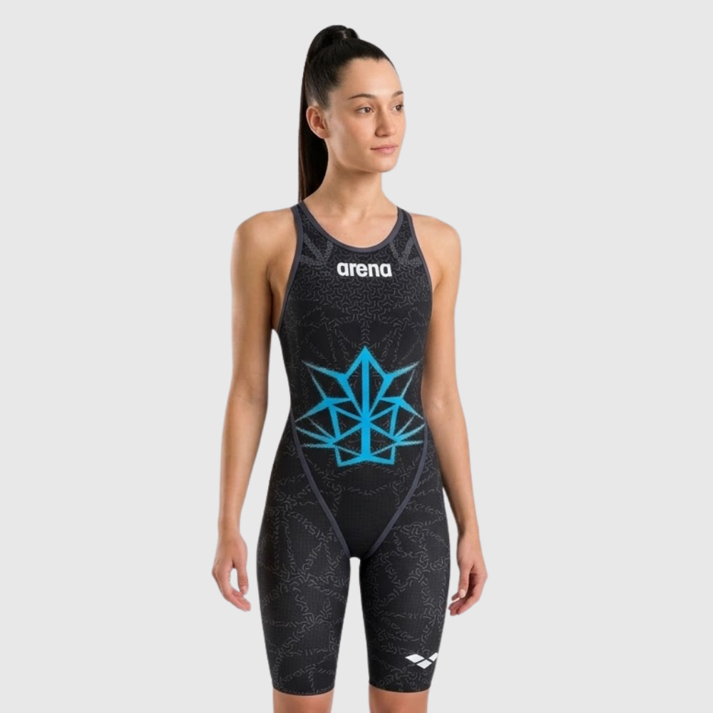 Mai&ocirc; de Nata&ccedil;&atilde;o Powerskin Carbon Glide Warriors Open Back arena Preto