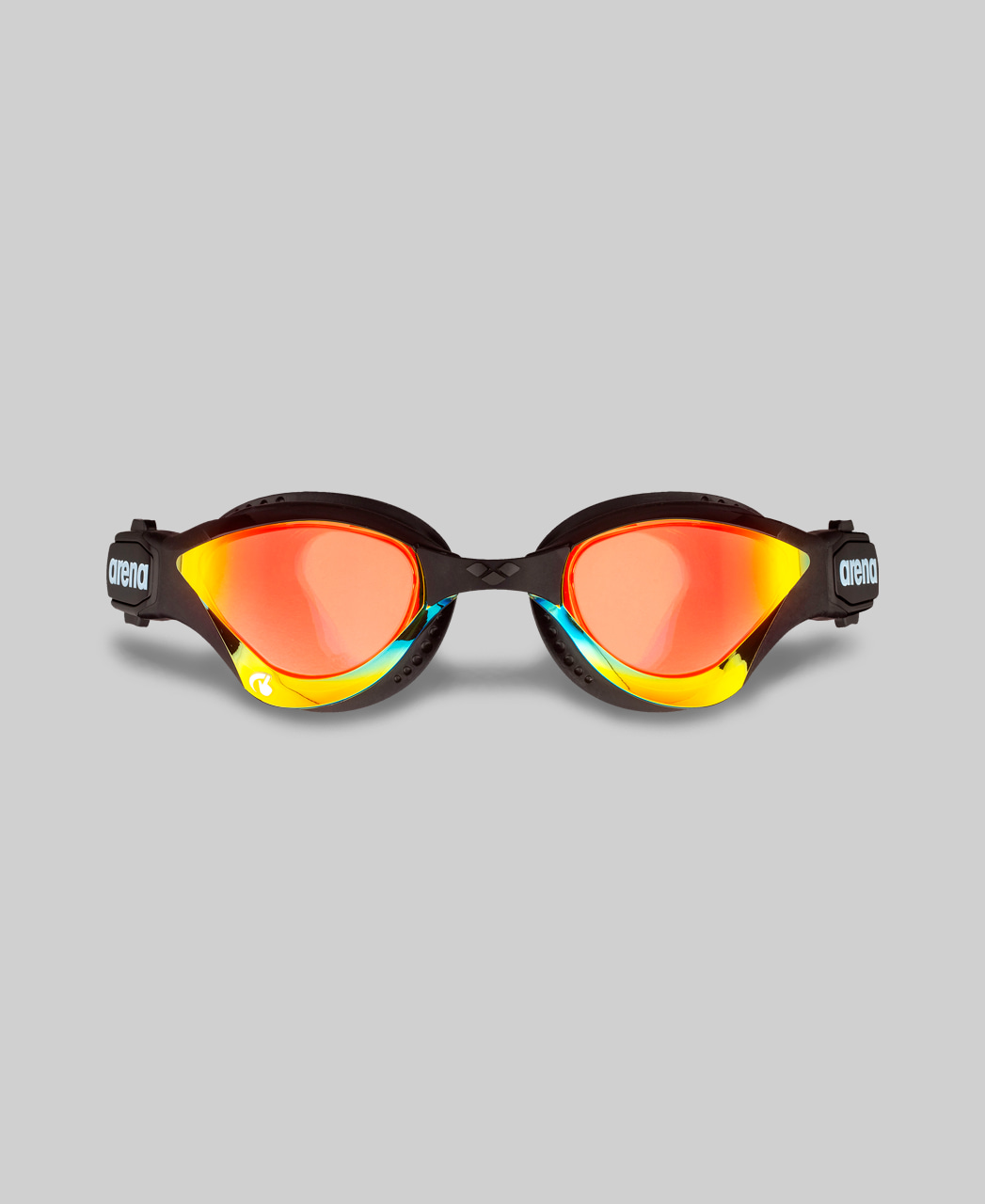 &Oacute;culos de Nata&ccedil;&atilde;o Cobra Tri Swipe Mirror arena Preto e Amarelo