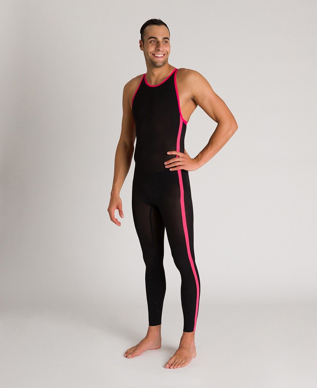 Traje Masculino Powerskin Revo+Ow Closed Back sem Logo Arena Preto 28