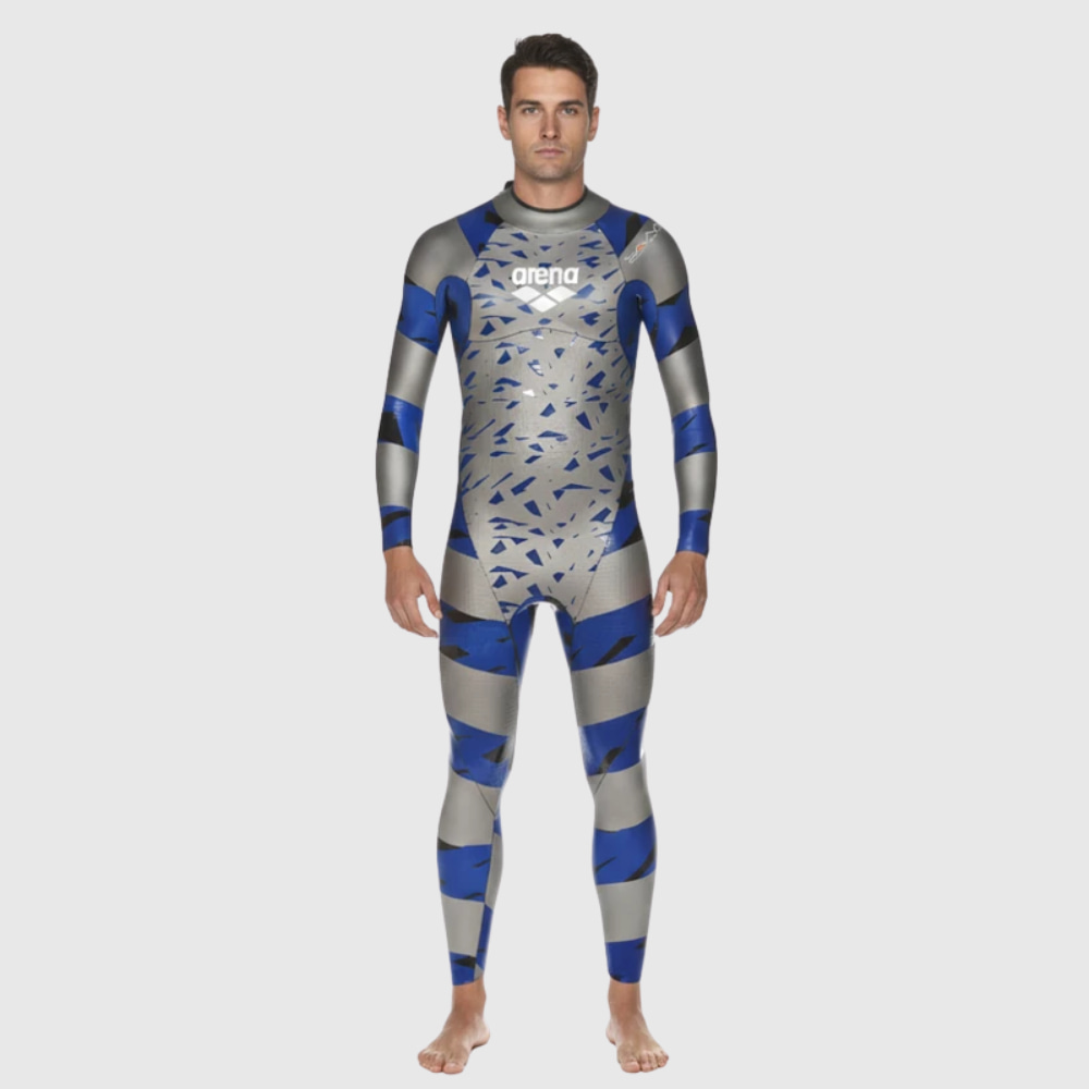 Traje Triatlon Masculino Carbon Sams Wetsuit Arena Azul M