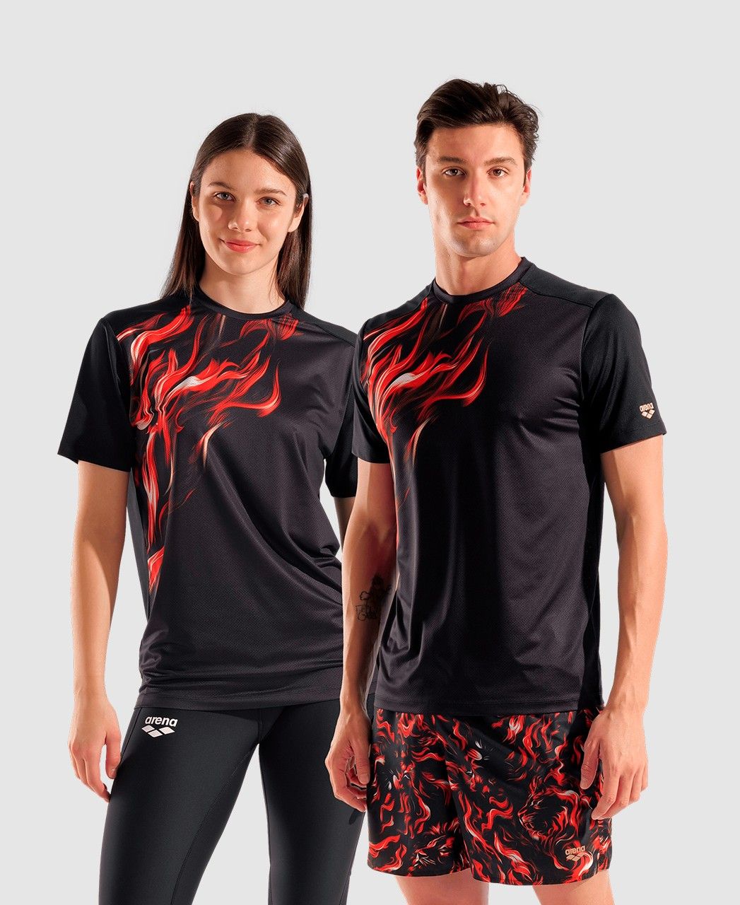 Camiseta Indomitus arena Preto e Vermelho