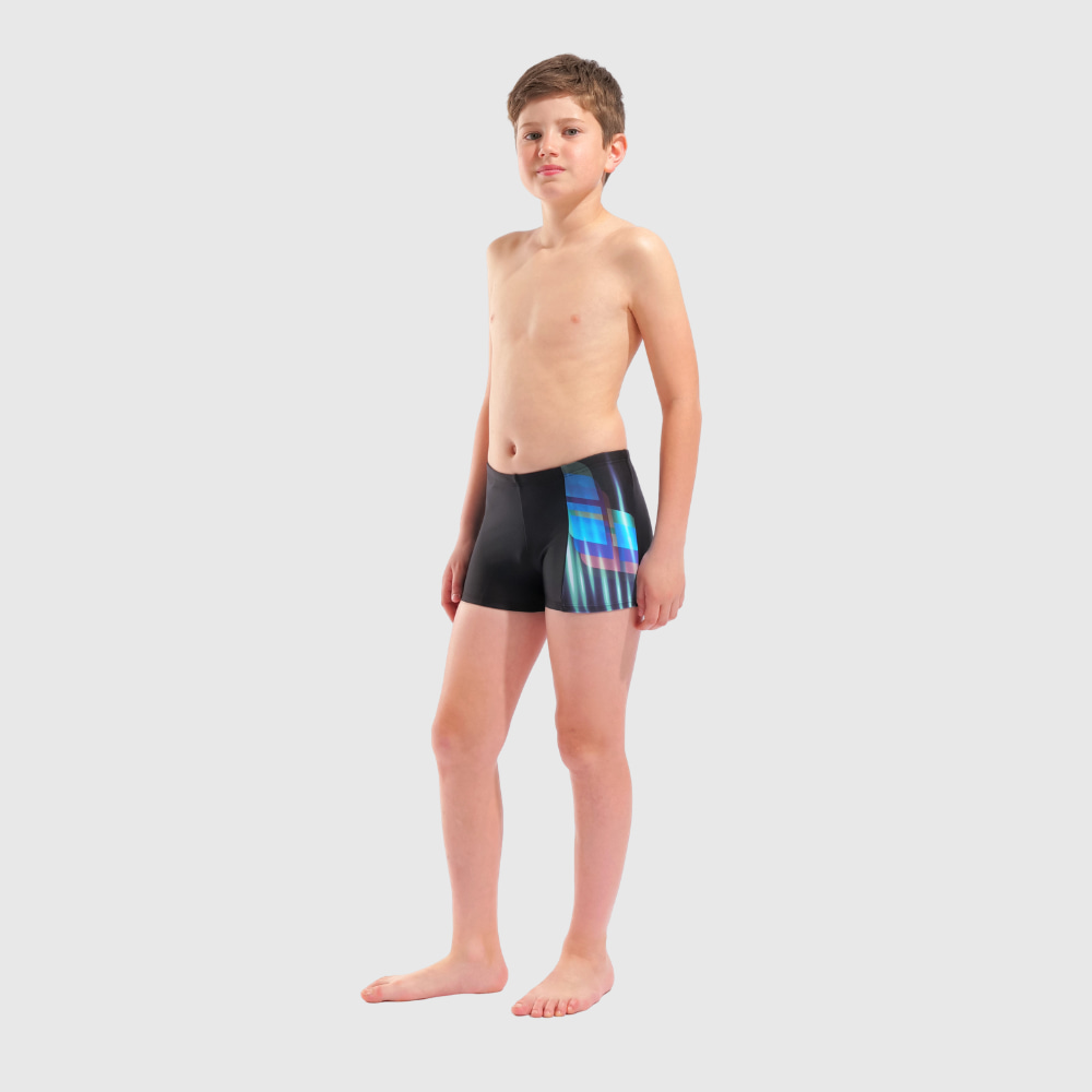 Sunga Shorts Maxfit Fading Infantil Arena Preto