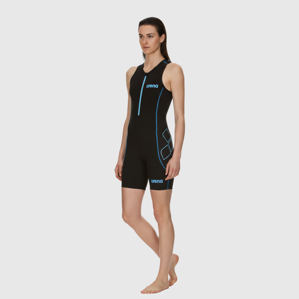 Traje Triatlon Trisuit ST Arena Preto e Azul