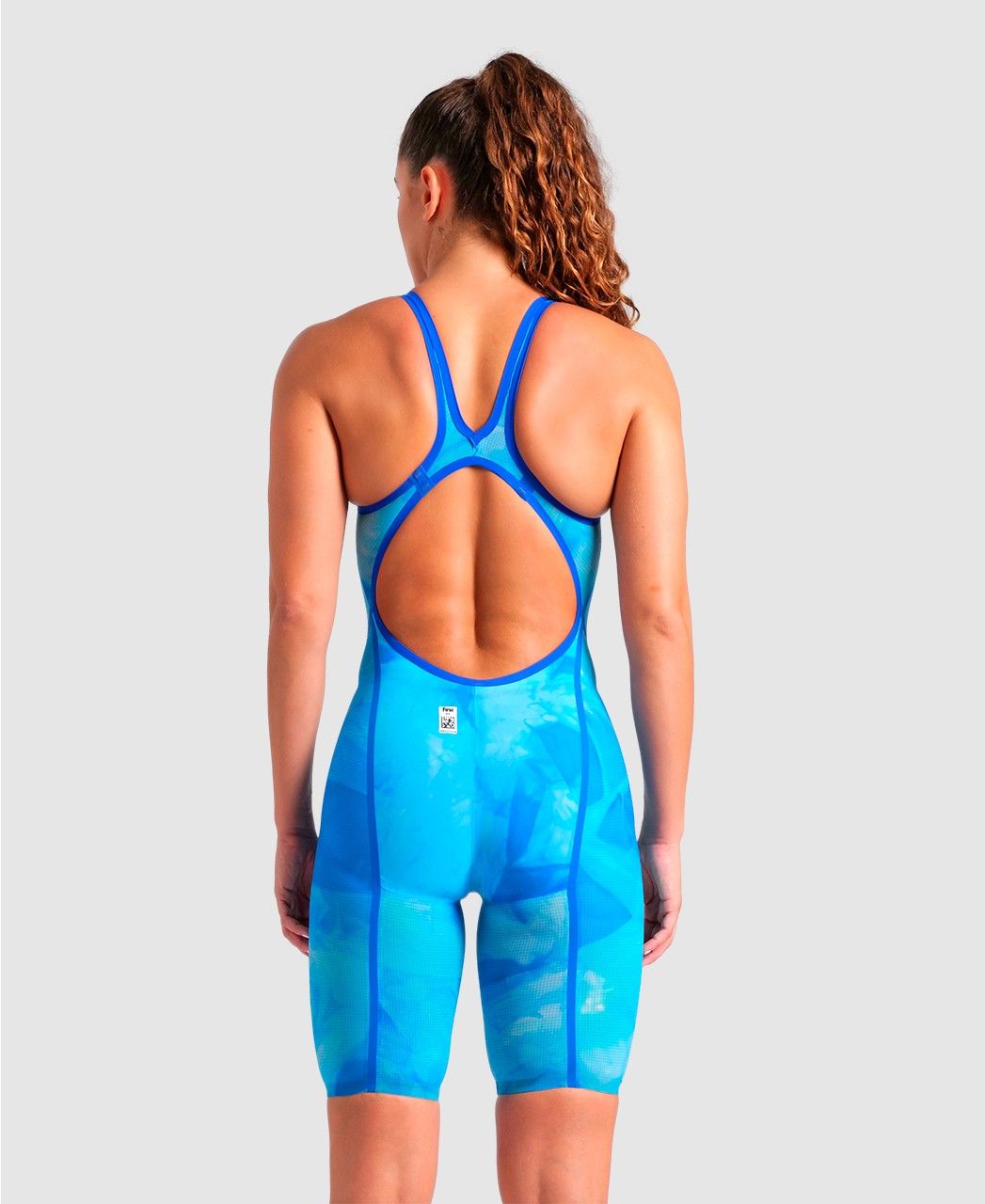 Mai&ocirc; de Nata&ccedil;&atilde;o Powerskin Carbon Glide Eclipse Glare Open Back arena Azul