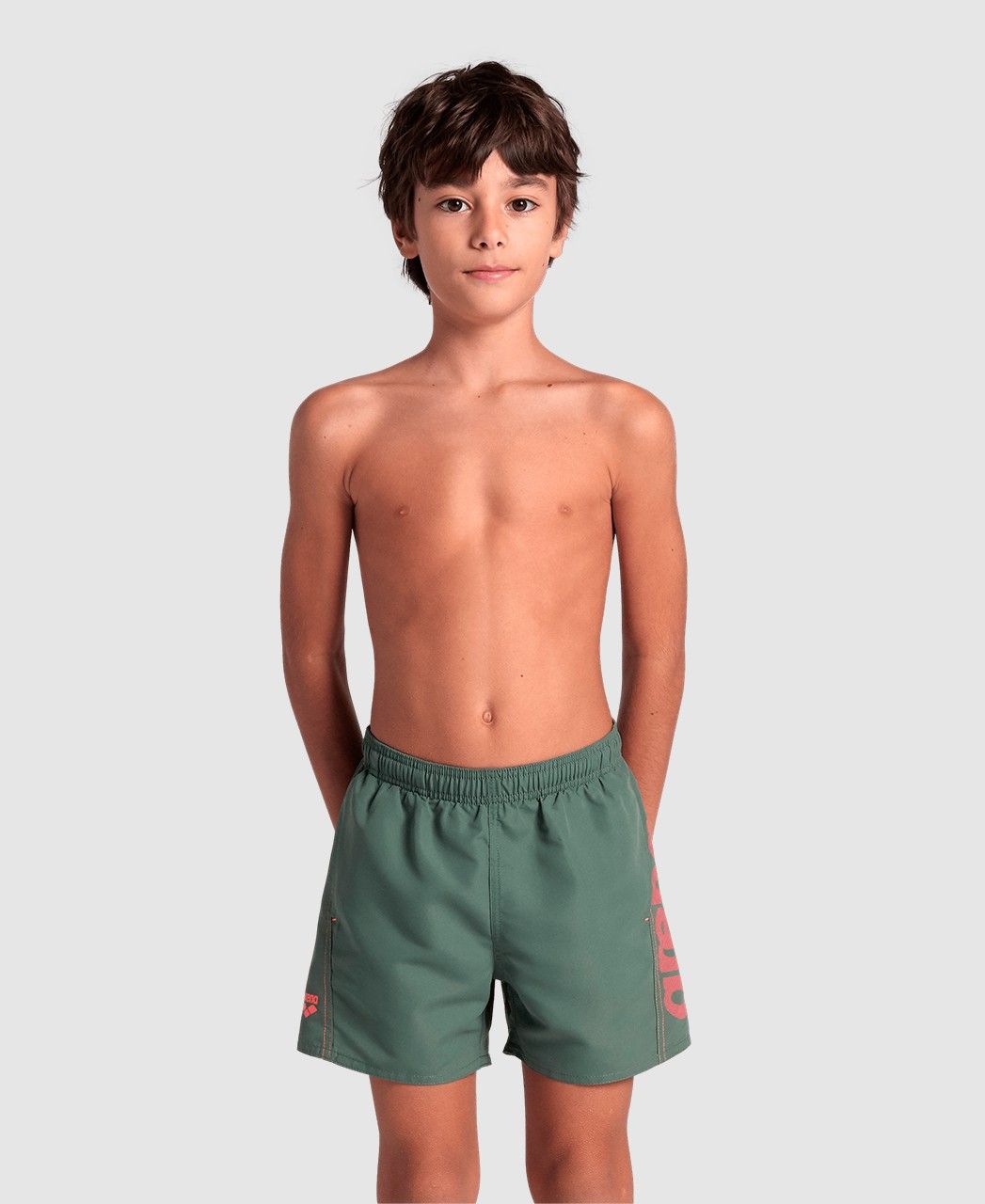 Bermuda Fundamentals Logo Infantil arena Verde